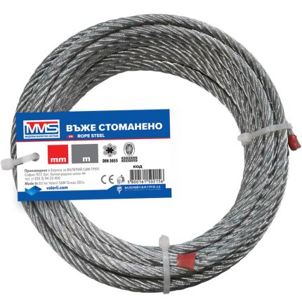 ВЪЖЕ СТОМАНЕНО ПОЦИНКОВАНО PREMIUMFIX 6ММ DIN3055 20M