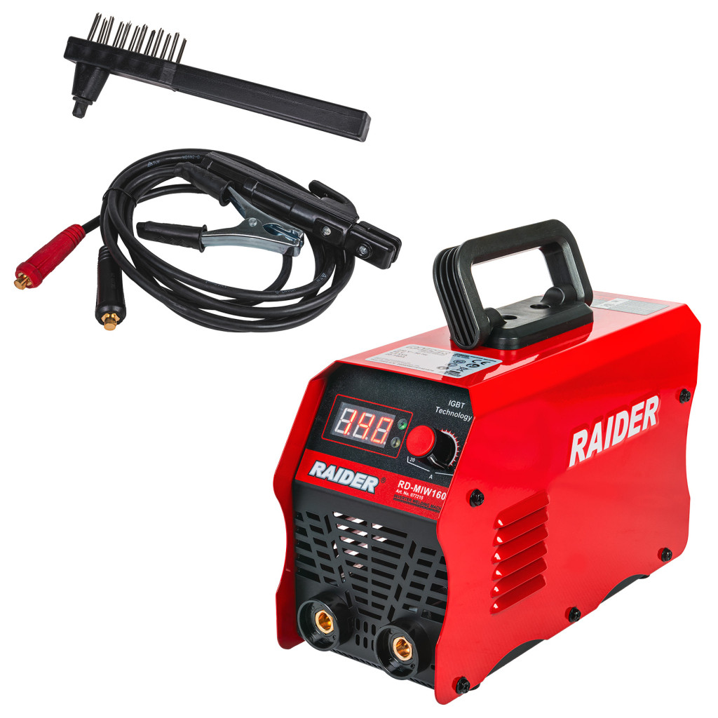 Инверторен електрожен 140A Display RAIDER RD-MIW160 Инверторен електрожен 140A Display RAIDER RD-MIW160