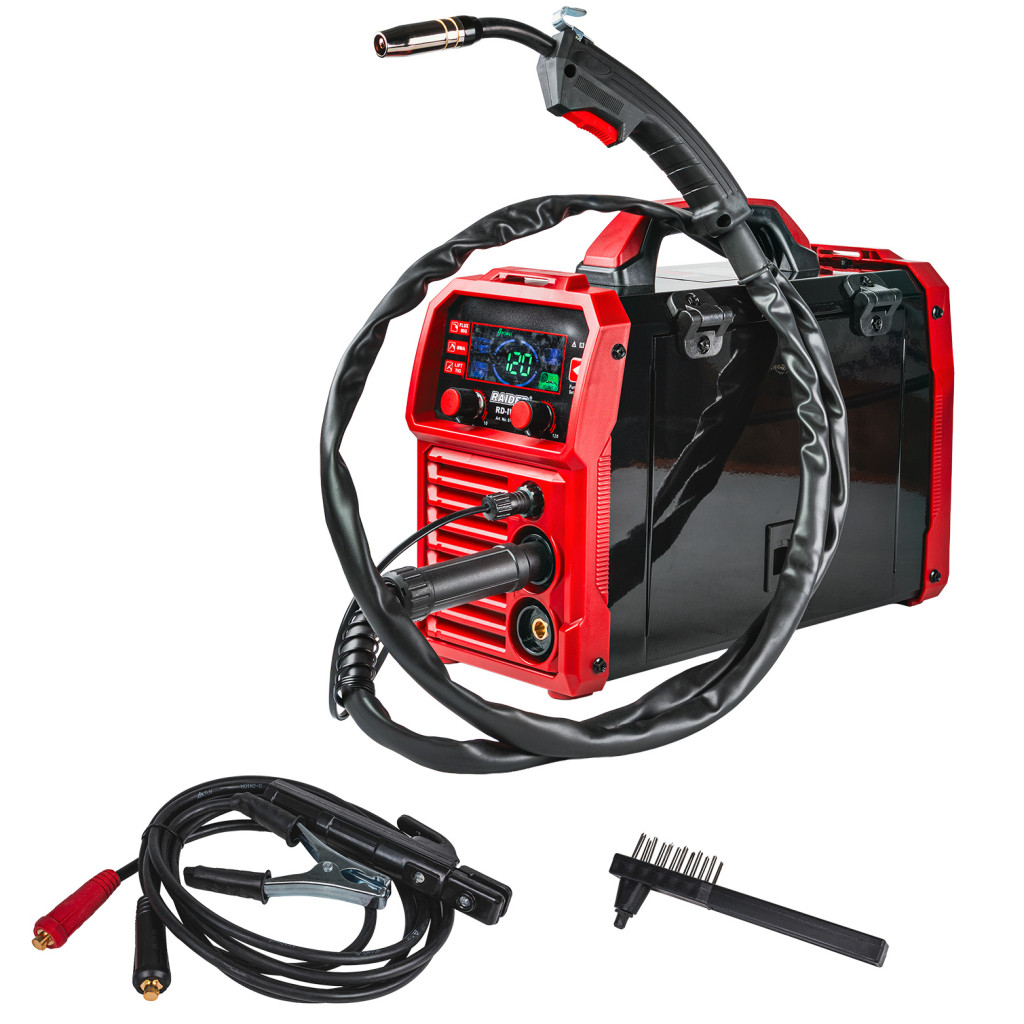 Инверторен електрожен 2в1 MIG/MAG gasless & MMA 120A RD-IW40 Инверторен електрожен 2в1 MIG/MAG gasless & MMA 120A RD-IW40