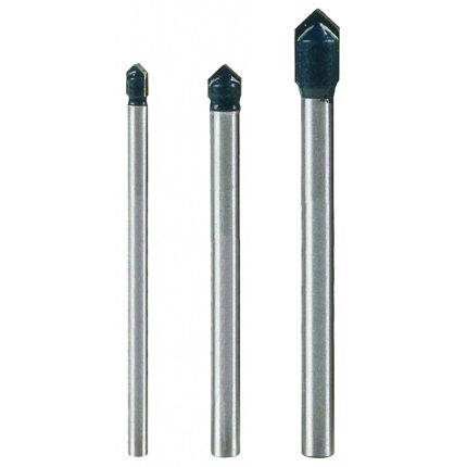 Свредла за стъкло 3бр. ø5 6 и 8mm к-т