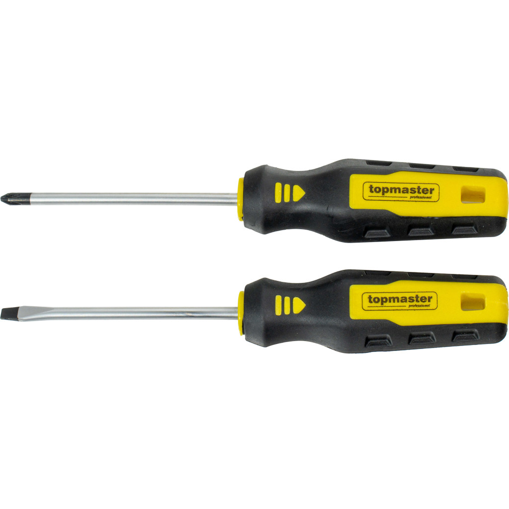 Комплект отвертки SMART PH2, SL5, 2 бр. Topmaster Professional Комплект отвертки SMART PH2, SL5, 2 бр. Topmaster Professional