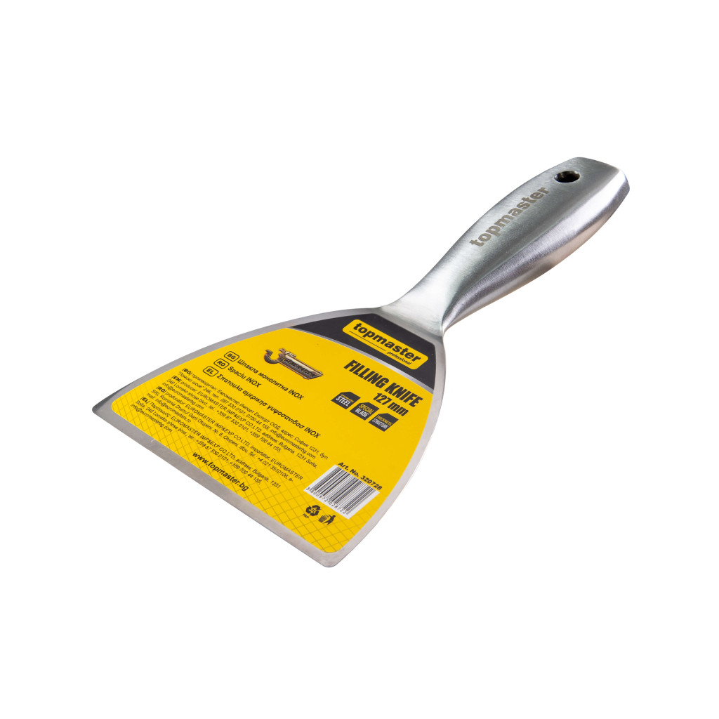 Шпакла монолитна INOX 127мм Topmaster Professional Шпакла монолитна INOX 127мм Topmaster Professional