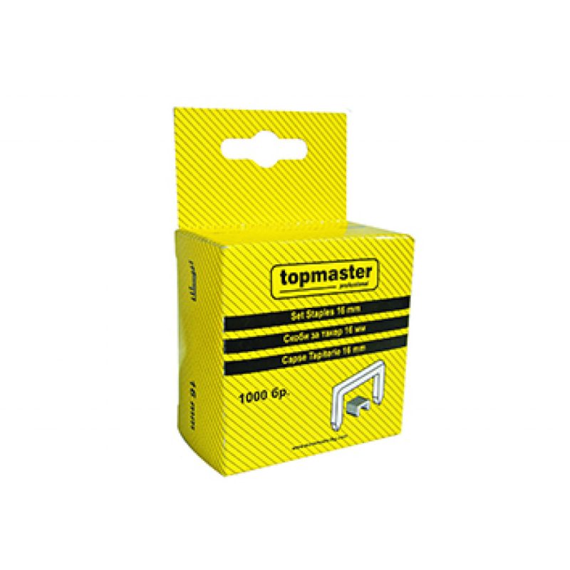 Скоби за такер 6mm / кутия 1000бр Topmaster Professional