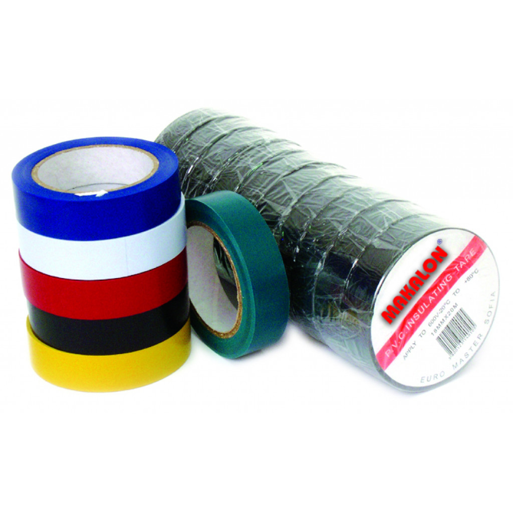 Изолирбанд 18mm х 20m червен MK