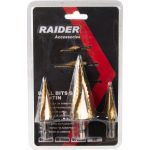 Свредла за ламарина стъпаловидни Ø4-12,4-20,4-32mm Set