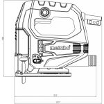 Прободен трион 450W 65mm METABO STEB 65 QUICK