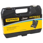 К-кт динамометричен ключ с вложки и удължител 1/4 5-25Nm Topmaster Professional