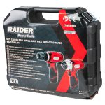 К-т акум. бормашина и винтоверт куфар RAIDER RD-CDIDL01
